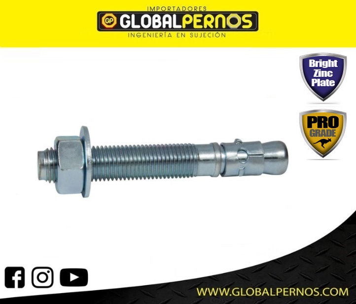 Perno Anclaje Cuña (TIPO HILTI) Galvanizado