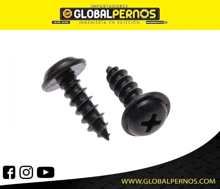 Tornillo Autoroscante Negro (Automotriz)