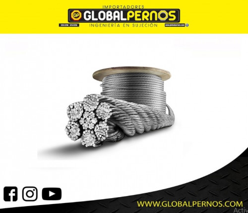 CABLE DE ACERO GALVANIZADO